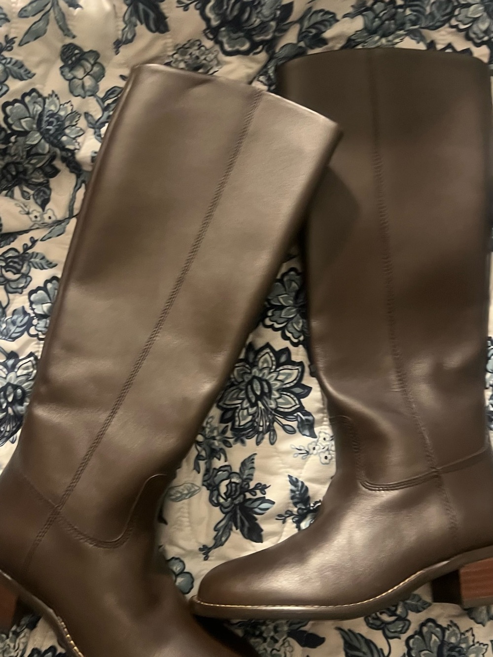 Journee Collection Over-the-Knee Riding Boots in Dark Brown
